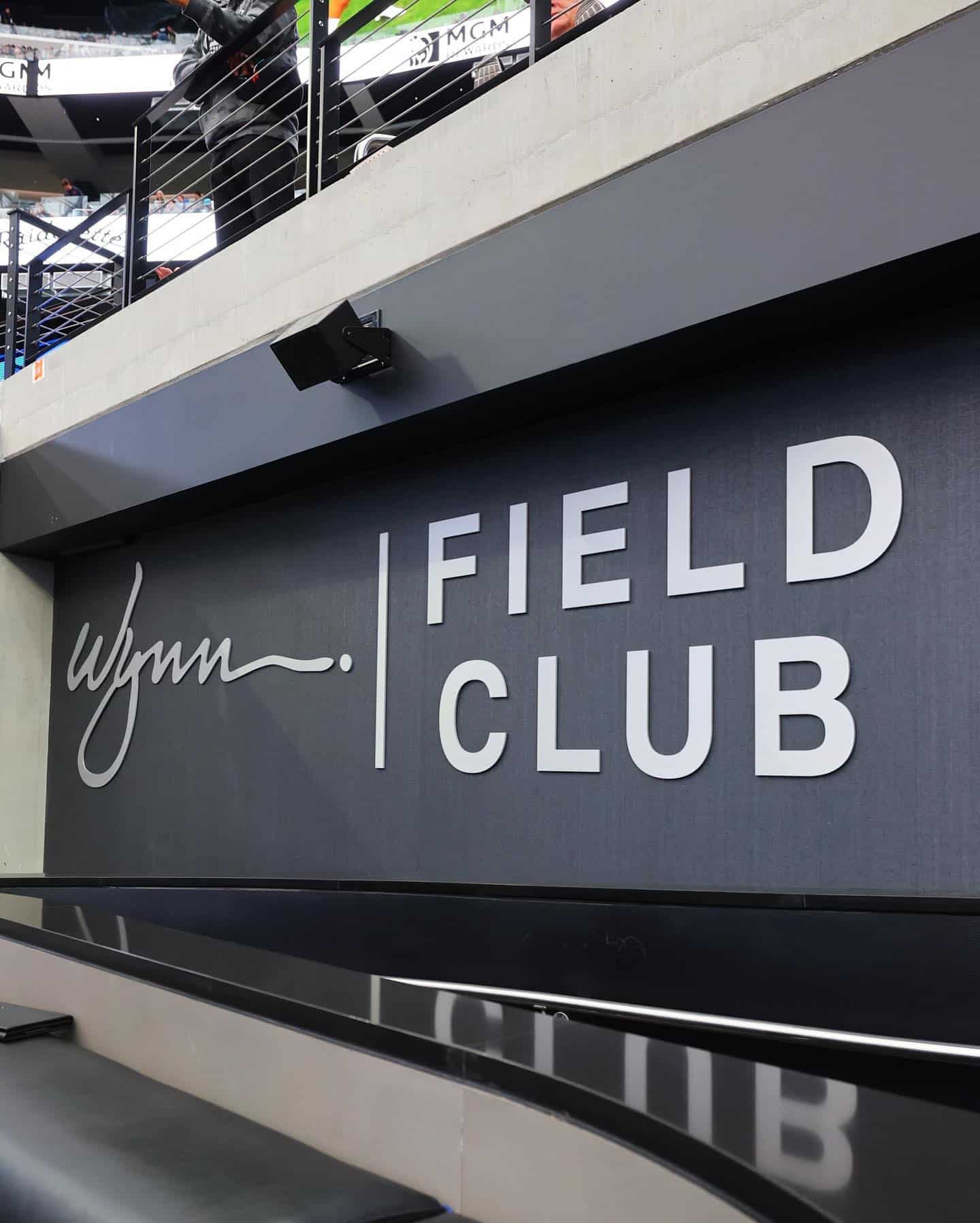 wynn field club vegas entry sign