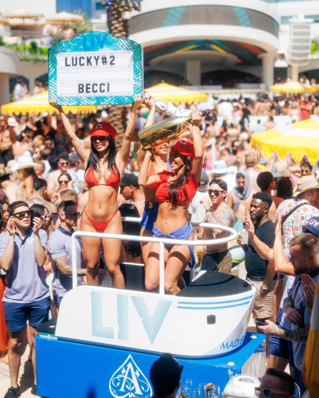 Bottle Service Girls at LIV Beach